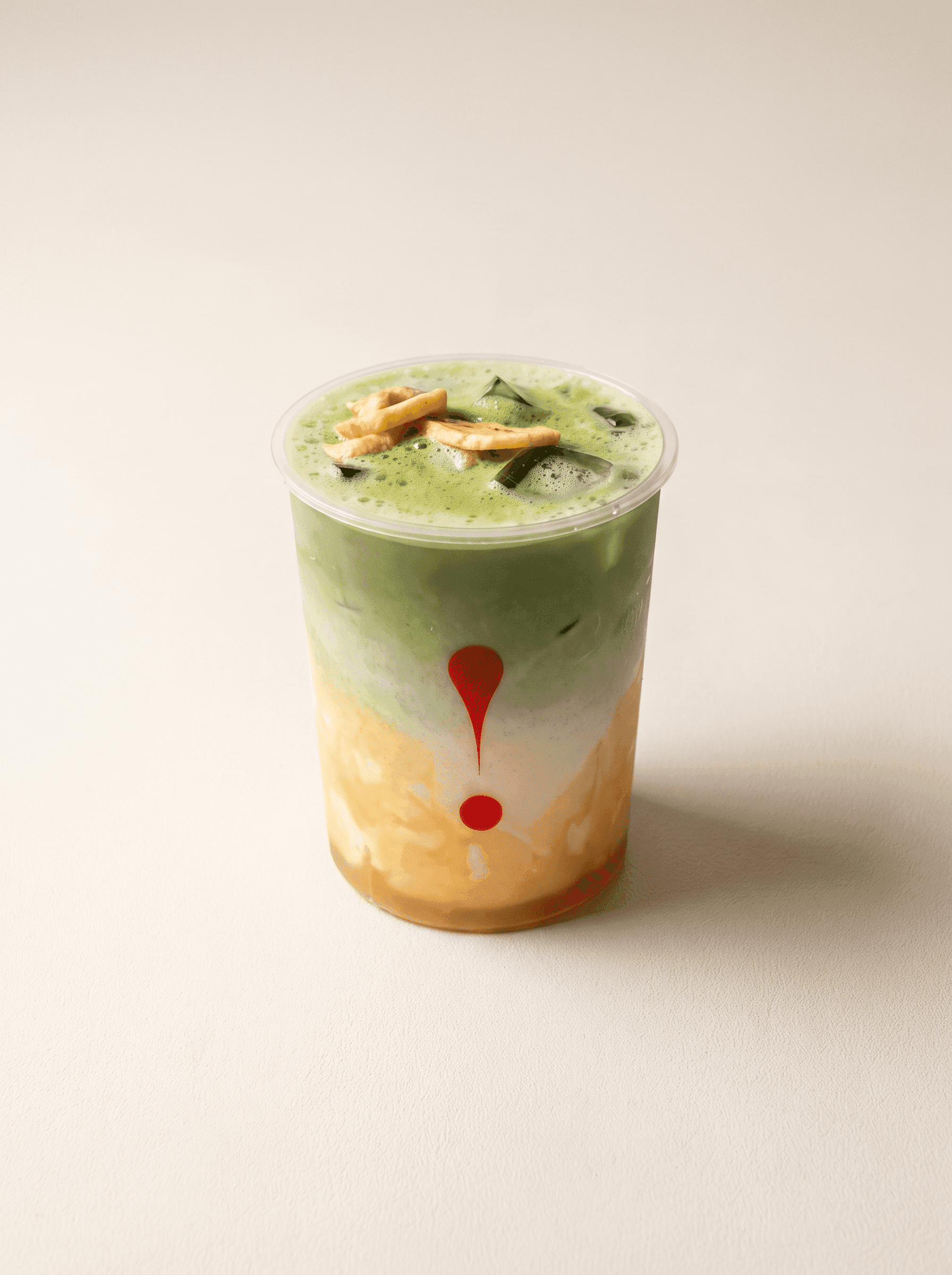 Iced Banana Matcha Latte