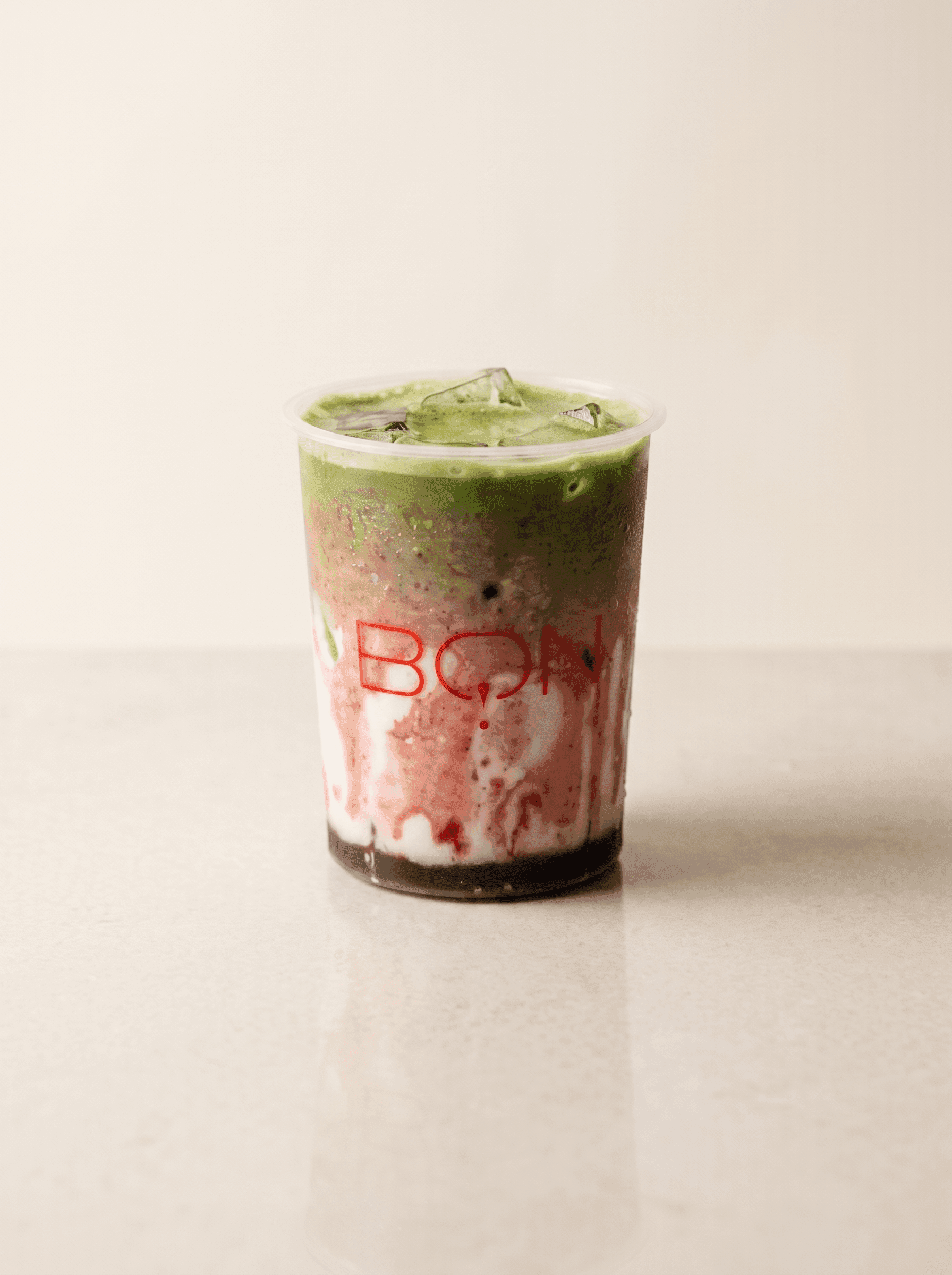 Iced Blueberry Matcha Latte